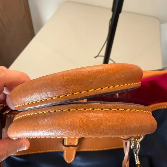 Dooney & Bourke Nylon Editors Tote Navy Blue - Picture 5 of 16